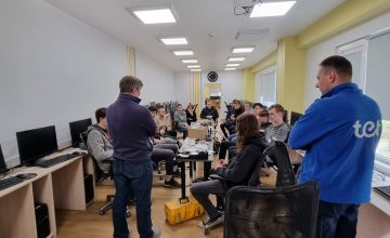 Viesojās pārstāvji no uzņēmuma SIA TET