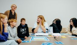  “Uzlādē līderību - iejūties Eiropas politiķa ādā!” pasākuma atskats