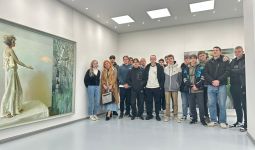 Maijas Noras Tabakas gleznu izstādes apmeklējums