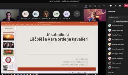 Dalība tiešsaistes lekcijā 