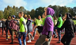 Koledžas komanda Olimpiskajā dienā Jēkabpilī!