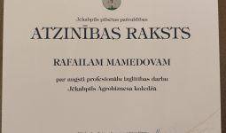 JAK darbinieki saņem apbalvojumus