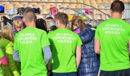 Koledžas komanda Olimpiskajā dienā Jēkabpilī!