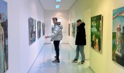 Maijas Noras Tabakas gleznu izstādes apmeklējums