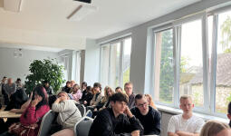 4. kursa audzēkņi iepazīst Erasmus+ mobilitātes iespējas 