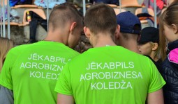 Koledžas komanda Olimpiskajā dienā Jēkabpilī!