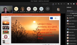 Dalība tiešsaistes lekcijā 