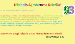 Jēkabpils Agrobiznesa koledža svin 93!