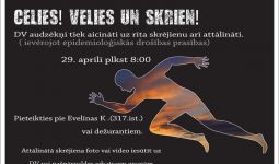 DV rīta skrējiens “ Celies! Velies un skrien”