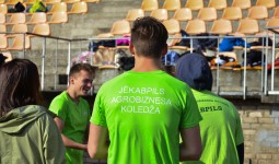 Koledžas komanda Olimpiskajā dienā Jēkabpilī!