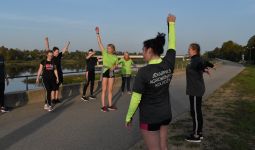 Dienesta viesnīcas lapenītes atklāšana un vakara skrējiens