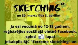 Starptautiskā mākslas nedēļa “Extreme sketching 2020”