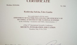 12.starptautiskā konference „Sabiedrība. Integrācija. Izglītība”.