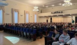 Vīru kopas “Vilki” koncertlekcija tehnikumā 