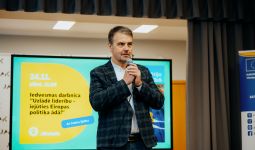  “Uzlādē līderību - iejūties Eiropas politiķa ādā!” pasākuma atskats