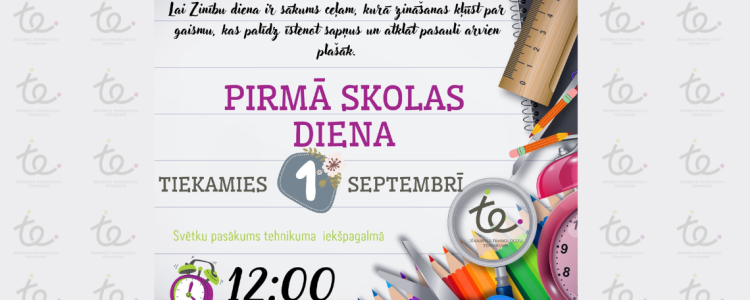Pirmā skolas diena 