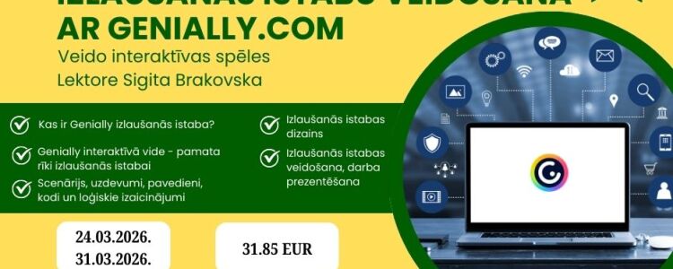 Izlaušanās istabu veidošanas ar genially.com
