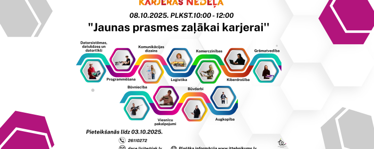 Karjeras nedēļas pasākums skolām