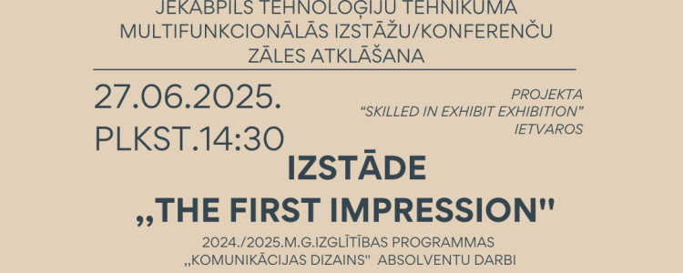Jēkabpils Tehnoloģiju tehnikumā atklāj Multifunkcionālu izstāžu/ konferenču zāli