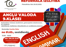 Angļu valoda 9.klasei