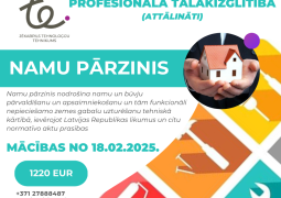 Namu pārzinis - piesakies 