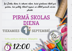 Pirmā skolas diena 
