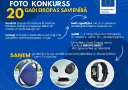 FOTO KONKURSS “20 GADI EIROPAS SAVIENĪBĀ''