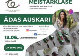 Ādas auskaru izgatavošana