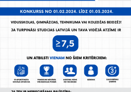 Aicinām pieteikties 2024./2025. mācību gada Vītolu fonda administrētajām stipendijām