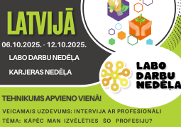 Labo darbu nedēļa + karjeras nedēļa