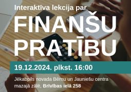 Finanšu pratības lekcija