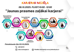 Karjeras nedēļas pasākums skolām