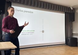 Tehnikumā viesojas absolvents Imants Strumskis