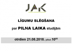Līgumu slēgšana studentiem