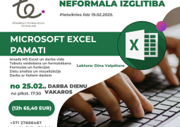 Microsoft Excel pamati. PIESAKIES!