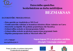 Datorzinību apmācības bezdarbniekiem un darba meklētājiem 