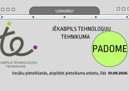 PIETEIKŠANĀS - tehnikuma padomei 
