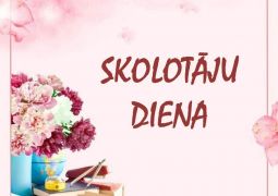 Skolotāju dienas apsveikums