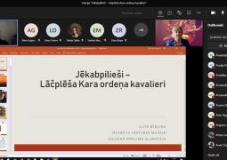 Dalība tiešsaistes lekcijā 